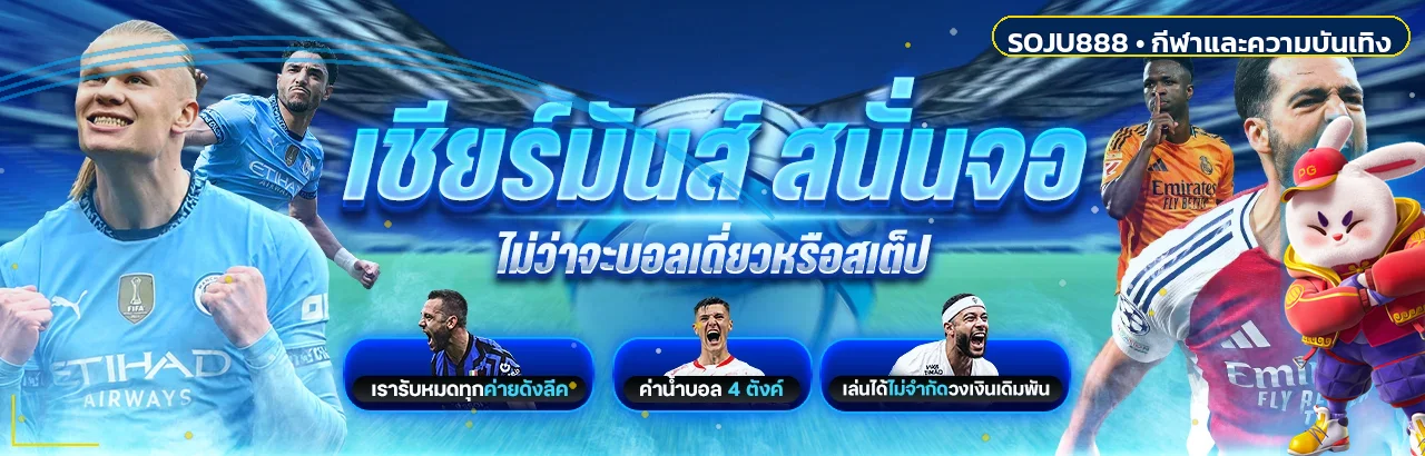 แบนเนอร์กีฬาและความบันเทิง SOJU888